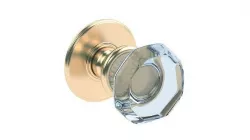 Glass Octagonal Mortice Door Knob 3D model