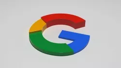 Google UI logo 3D model