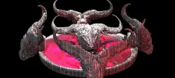 Halloween Demon Scull Stand 3  3D model