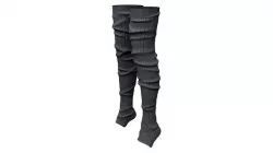 High Heel Feet Thigh High Leg Warmer Socks Low-poly 3D model