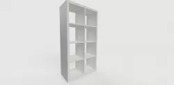 IKEA KALLAX Shelf Unit 4x2 White 3D model
