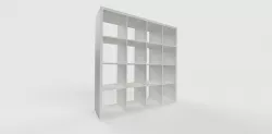 IKEA KALLAX Shelf Unit 4x4 White 3D model