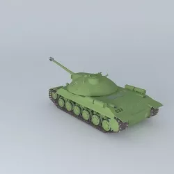 IS3 JS3 Soviet Tank 3D model