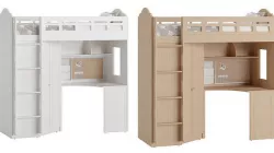 Loft bed 3D model