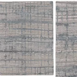 LOKESH HAND-KNOTTED WOOL SILK RUG 3D model