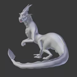 Luck Dragon 3D model