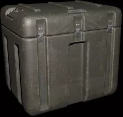 Military Box Low-poly 3D model