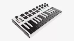 Mini keyboard 25 key controller 3D model