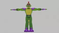 Montgomery Gator - FNAF Security Breach Low-poly 3D model
