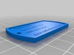 My Customized Dog Tags (Parametric and )