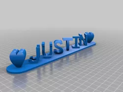 My Customized Dual Letter Blocks Illusion Customizer