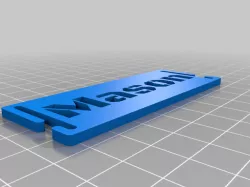 My Customized Molle Name Tag -Mason