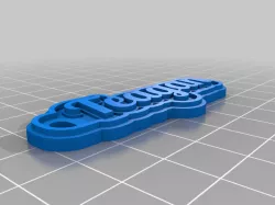 My Customized Multiline Tag or Keychain