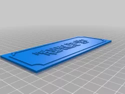 My Customized Simple Name Sign