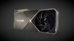NVIDIA GeForce RTX 4080 GPU 3D model