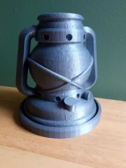 Oil Lamp Planter - with Tray
