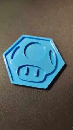 One Up mushroom Coaster