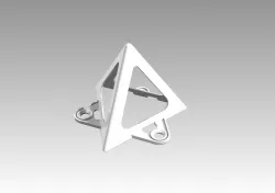 Painter's Pyramid (minimal material, Stack-able, Inter-lockable)