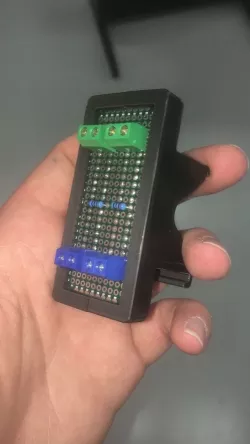 Parametric PCB Din rail case