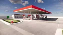 Petrol Station-Gas Station Scene Low-poly 3D model