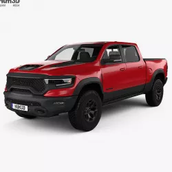 Ram 1500 Crew Cab TRX 2021 3D model