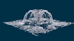 Realistic Water Fountain Animation 5 3D model