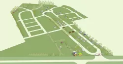 Resort layout 3D model