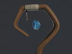 Runic Wand - Stylized 3D Model Low-poly 3D model