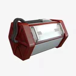 Sci Fi Container Low-poly 3D model