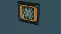 Sci-fi door 3Dmodel  3D model