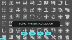 Sci-Fi Greebles Collection I 3D model
