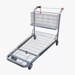 Shopping cart v1 Low-poly 3D model