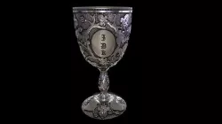 Silver Antique Goblet Low-poly 3D model