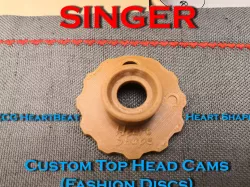 Singer Special Discs Heart Shape and ECG Heartbeat
