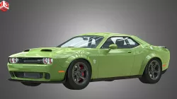 SRT HellCat -  Challenger 2021 3D model