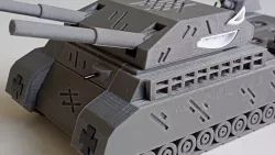 The famous cartoon Ratte tank
