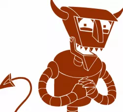 The Robot Devil stencil 2