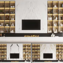 TV Wall 05 3D model