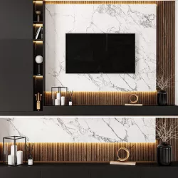 TV Wall 05 3D model