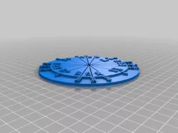 Unit Circle Keychain