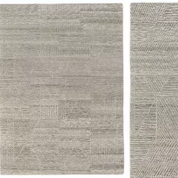 VARUSHA HAND-KNOTTED WOOL SILK RUG gr 3D model