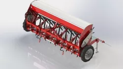 WG 1021 - Variator seed drill Low-poly 3D model