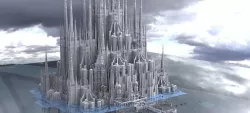Wizards Energy Centre Arch Headquarters 3D model