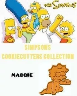 Wonderful Simpsons Character Maggie Simpson Cookie Cutter  3D model