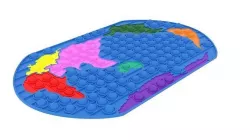 World Map Pop It 3D model