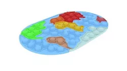 World Map Pop It 3D model