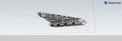 X-Wing Scale Quasar Fire Light Carrier 1:420