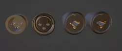 XLR port 3D model