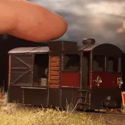 1/120 scale TTm 1000mm narrow gauge locomotive / railcar / tram