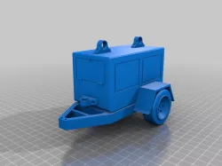 1:14 scale Industrial Generator Trailer Battery Box